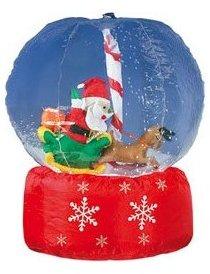 Boule à neige géante Père Noël Boule à neige géante Père