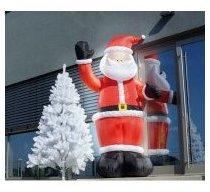 Père Noël gonflable avec bras mécanique - 270 cm Père Noël gonflable avec bras