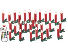 Bougies à LED pour sapin de Noël avec télécommande Bougies à LED pour sapin de