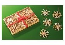 24 toiles en paille pour sapin de noël 24 toiles en paille pour sapin
