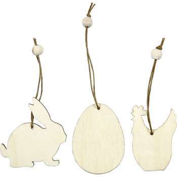9 Suspensions Pâques (6 cm) 9 Suspensions Pâques (6 cm)