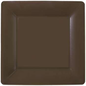 8 Assiettes Carré Chocolat Maxi 8 Assiettes Carré Chocolat