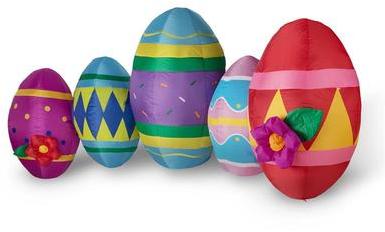 OneConcept Egg Family Décoration de Pâques autogon