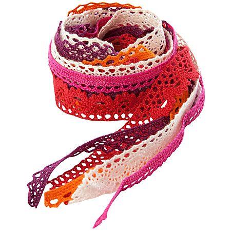 Galons dentelle aux fuseaux multicolore 10 - 18 mm Galons dentelle aux fuseaux