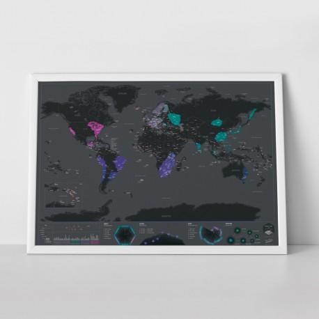 Scratch Map Capitales - Carte à Gratter