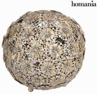 Boule fleur et papillon or vieillie - Collection A