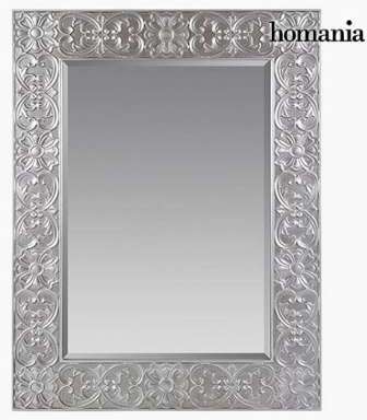 Miroir Carré Argent - Collection Queen Deco by Hom