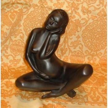 Statuette Justine Col. Bronze