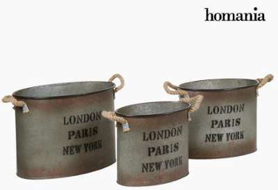 Lot de 3 paniers villes by Homania