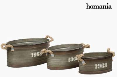 Lot de 3 paniers industriel by Homania