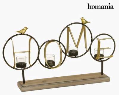 Socle en bois et métal by Homania