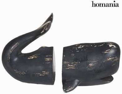 Lot de 2 serre-livres baleines by Homania