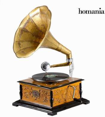 Gramophone carré avec graveur by Homania