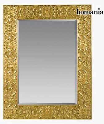 Miroir Carré Or - Collection Queen Deco by Homania