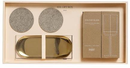 HAY Coffret-cadeau - Kitchen Large 5 pièces - or,