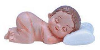 Sujet bapteme Fille Dodo Rose 8 cm