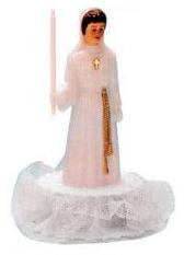 Sujet Communion Fille Aube 9,5 cm