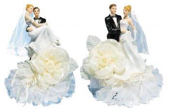 Figurine Mariage Mariés 2 Modèles 25 cm