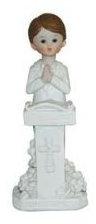 Sujet Communion Garçon Prie-dieu 11 cm
