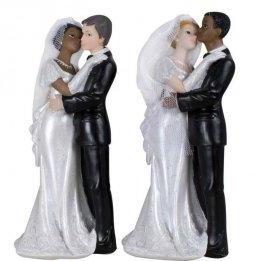 Figurine Mariage Mixte 2 Modèles 18 cm
