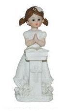 Sujet Communion Fille Prie-dieu 11 cm