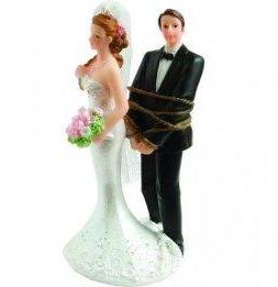 Figurine Mariage Marié Ligoté 13 cm