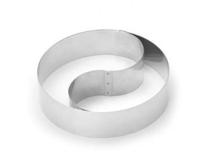 Cercle à mousse duo inox gobel