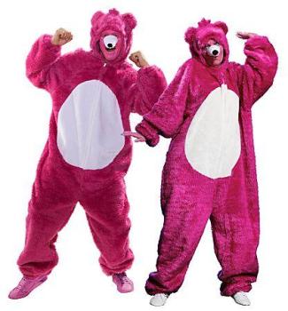 Buttinette Déguisement ours Crazy Bear , rose vif
