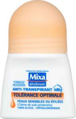 Déodorant Tolérance Optimale Mixa - le roll-on de 50 Déodorant Tolérance Optimale