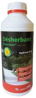 Désherbant Keepclean Glyphosate 360g l 1L Désherbant Keepclean Glyphosate