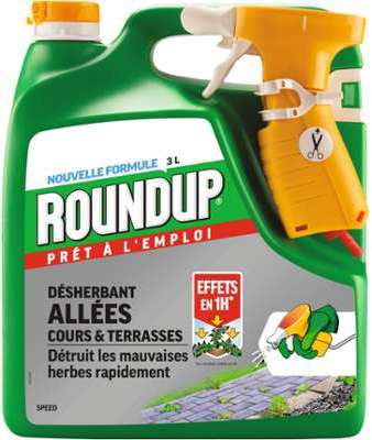 Désherbant allées cours et terrasses Roundup - Pul