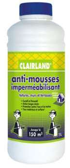 Anti-Mousses Imperméabilisant Concentré CLAIRLAND 1L Anti-Mousses Imperméabilisant