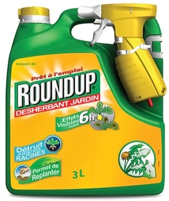 ROUNDUP - désherbant 6h pulvérisateur intégré 3l -
