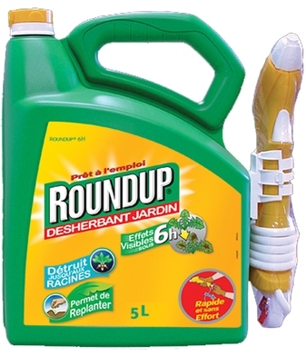 ROUNDUP - désherbant 6h pulvérisateur intégré 5l -