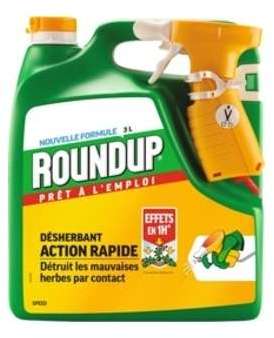 Désherbant jardin ROUND UP