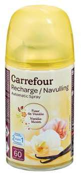 Recharge spray parfum fleur de vanille Carrefour - Recharge spray parfum fleur
