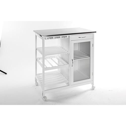 Desserte de cuisine Grand modèle - Plateau acier i