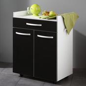 Meuble desserte Micro-ondes - L60xP44.5xH81.5cm ID