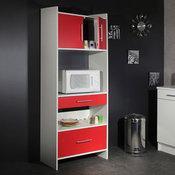 Meuble desserte micro-ondes L70xP40xH180cm SIMPLY
