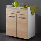 Meuble desserte Micro-ondes - L60xP44.5xH81.5cm ID