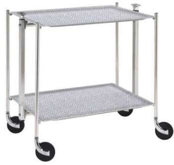 Textable 2 etages chromee stili gris Textable 2 etages chromee
