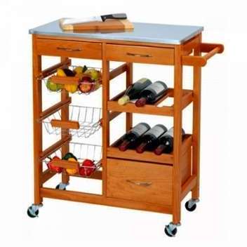 DESSERTE DE CUISINE EN BOIS WOODLAND - ZOOPET
