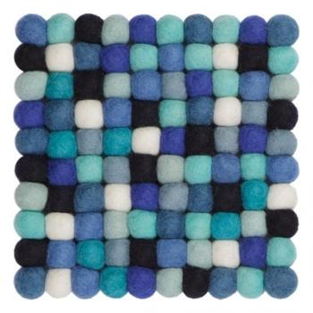 Emma - Dessous de plat 20x20cm - Pièce unique - bl