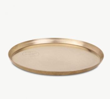 Edge - Soucoupe en laiton Ø25cm - laiton