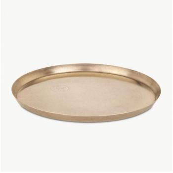 Edge - Soucoupe en laiton Ø35cm - laiton
