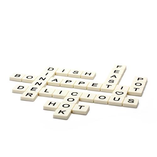 Dessous de plat Scrabble en plastique Pa design 20