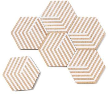 Areaware - lot de 6 dessous de verre Table Tiles Optic Areaware - lot de 6 dessous