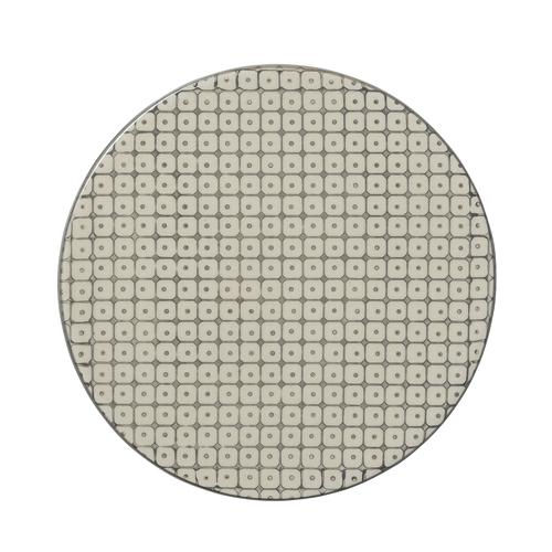 Dessous de plat rond céramique grise Carla Bloomin