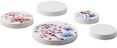 Coffret de 5 dessous de plat Azur Coffret de 5 dessous de plat