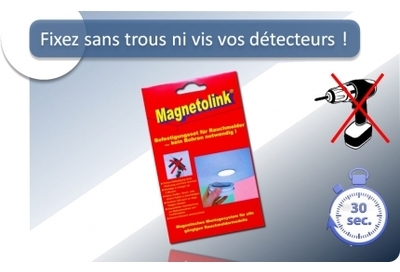 Fixation Magnetique pour détecteur de fumée